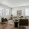 The Harris townhome furnished living room with a wood flooring