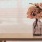 Vase with flowers on a table
